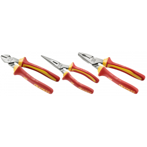 Expert by Facom Cyprus - 3 PIECE PLIER SET - 1000V INSLUATED - VDE