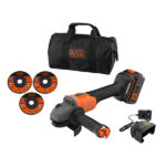 Γωνιακός Τροχός 18V/115mm 1 X 4,0Ah + Φορτιστή + 3 Δίσκοι